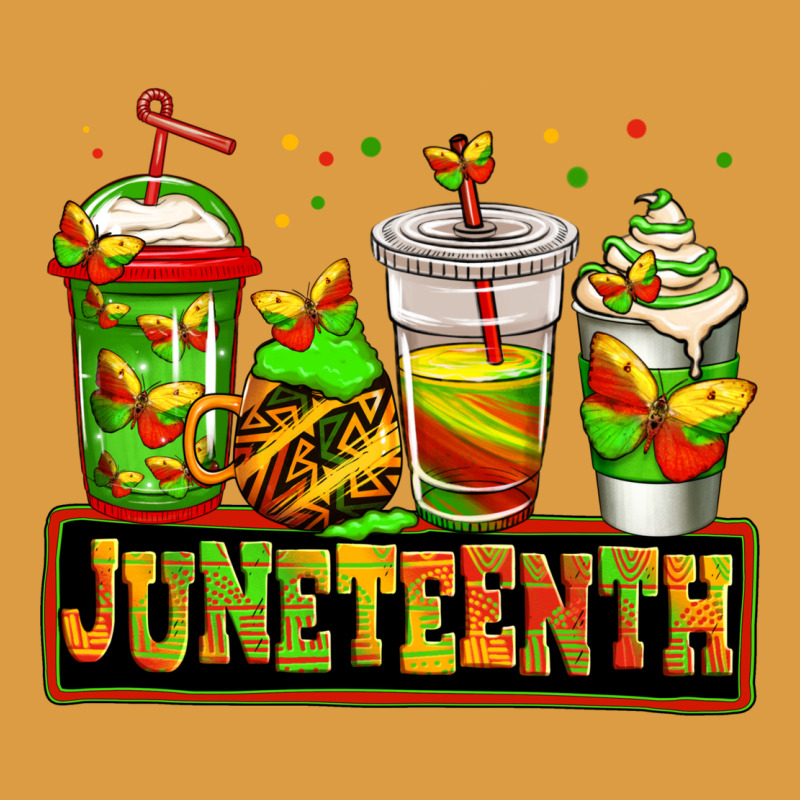 Juneteenth Afro Coffee Cups Urban Heavy Tee by Jasminsmagicworld | Teevron