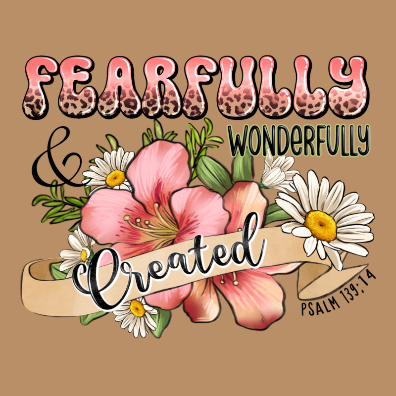 Fearfully And Wonderfully Created Vintage Hoodie by JahusDesignShop | Teevron