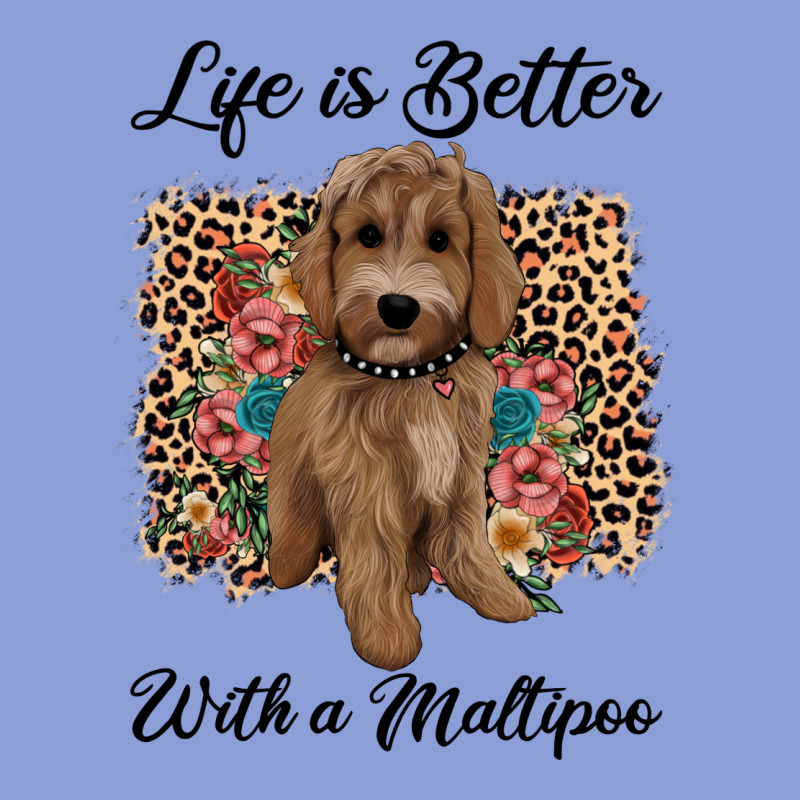 Life Is Better With A Maltipoo Long Sleeve Tee by BarkalooDesign | Teevron