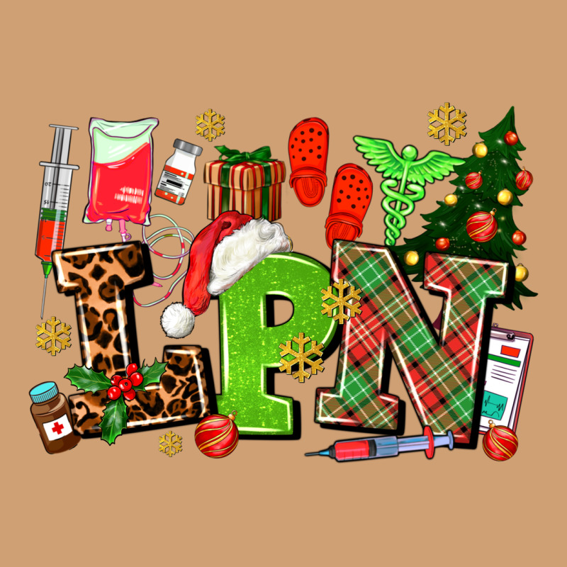 Lpn Christmas Nurse With Vintage Tee by AdoDesignShop | Teevron