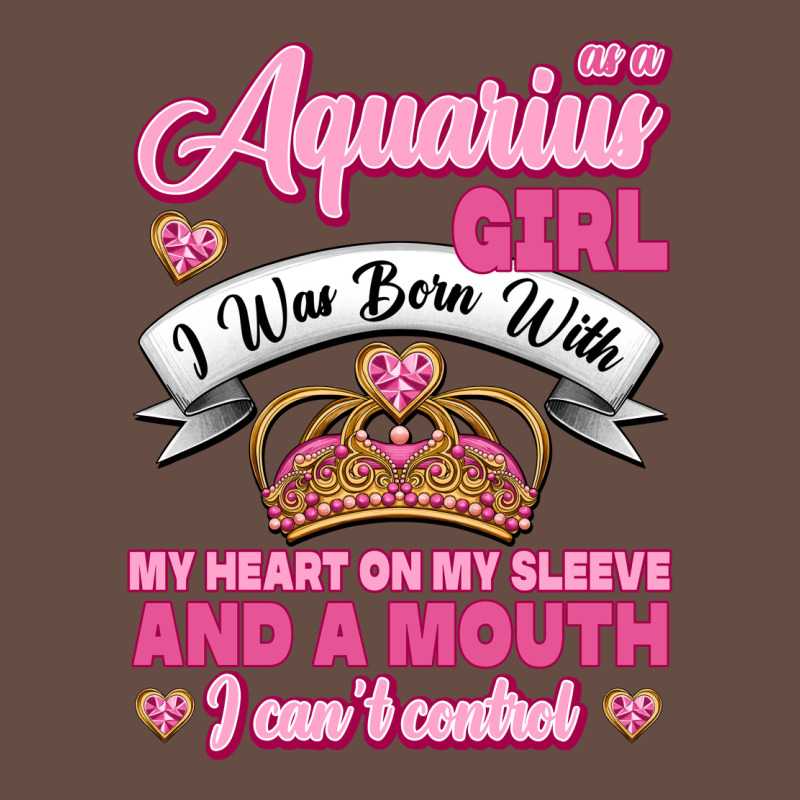 As A Aquarius Girl I Was Born With My Heart On My Sleeve And A Mouth Long Sleeve Tee by Jasminsmagicworld | Teevron
