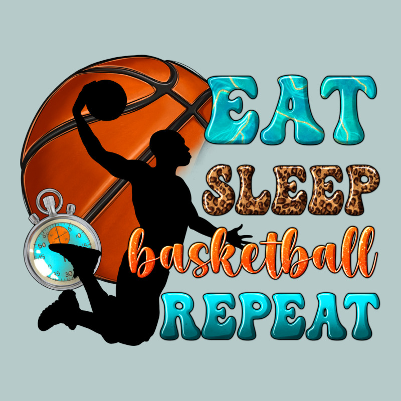 Eat Sleep Basketball Repeat Heavy Core Tee by texasbilliewilder | Teevron