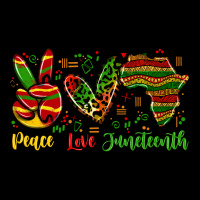 Peace Love Juneteenth Premium Tee | Teevron