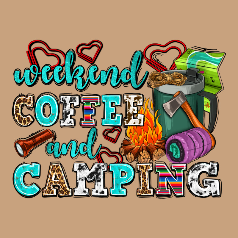 Weekend Coffee And Camping Vintage Tee by AdoDesignShop | Teevron