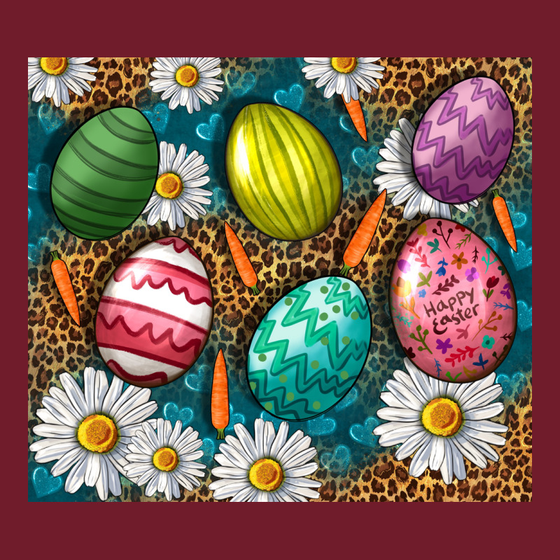 Easter Eggs Zipper Hoodie by NancyCooperArtShop | Teevron