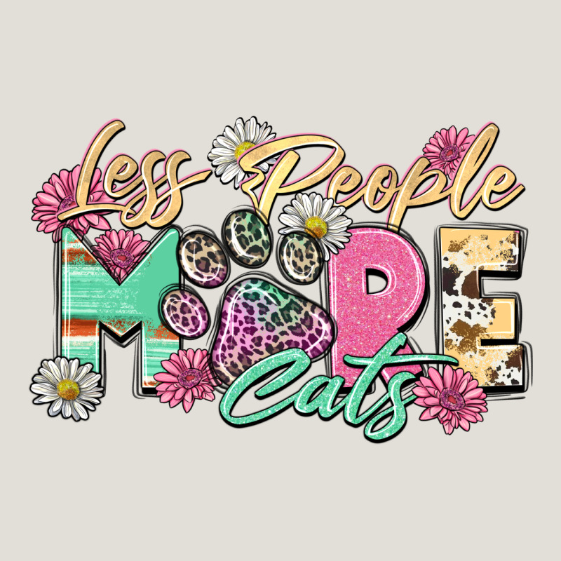 Less People More Cats Heavy Core Tee by Zillion Design Studio | Teevron