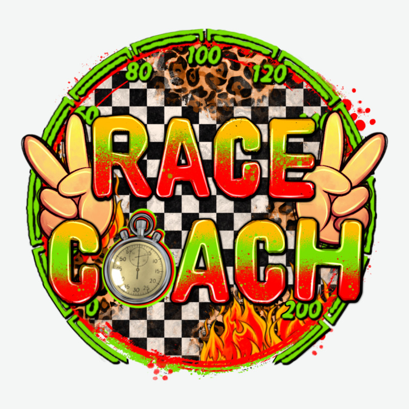 Race Coach  With Leopard And Peace Hand Urban Heavy Tee by AdoDesignShop | Teevron