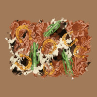 Horseshoe Cowhide Cactus Background Classic Tee | Teevron