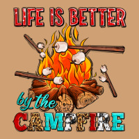 Life Is Better By The Campfire With Marshmallows Vintage Tee | Teevron