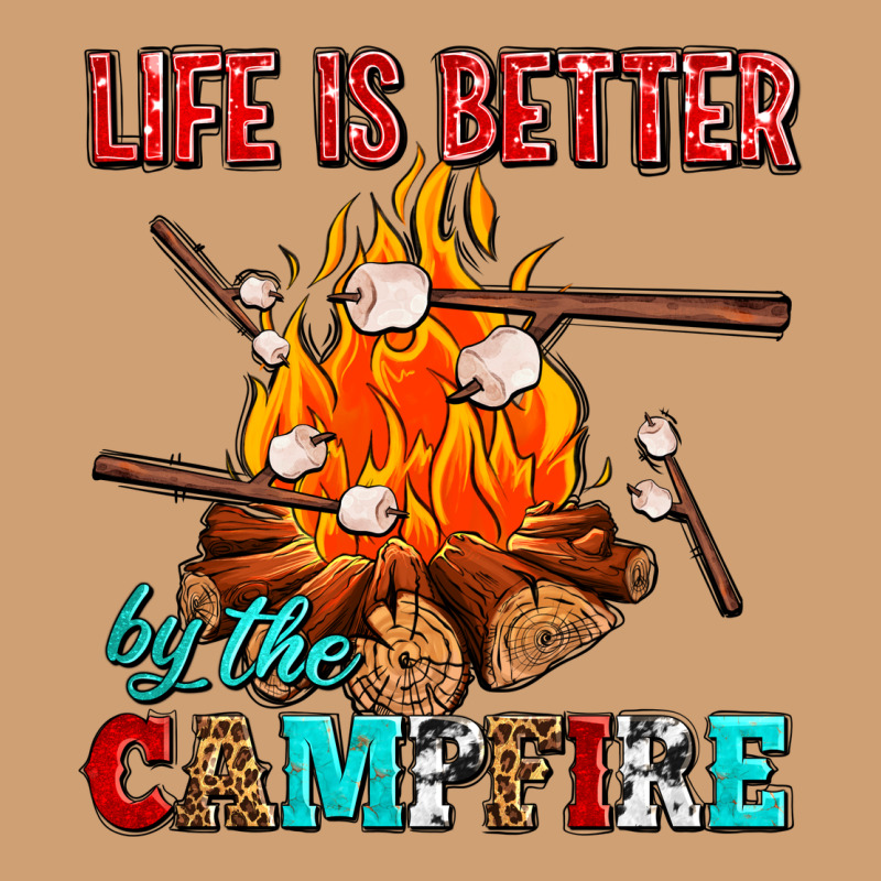 Life Is Better By The Campfire With Marshmallows Vintage Tee by AdoDesignShop | Teevron
