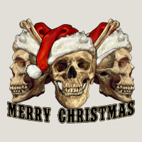 Merry Christmas Skulls Heavy Core Tee | Teevron