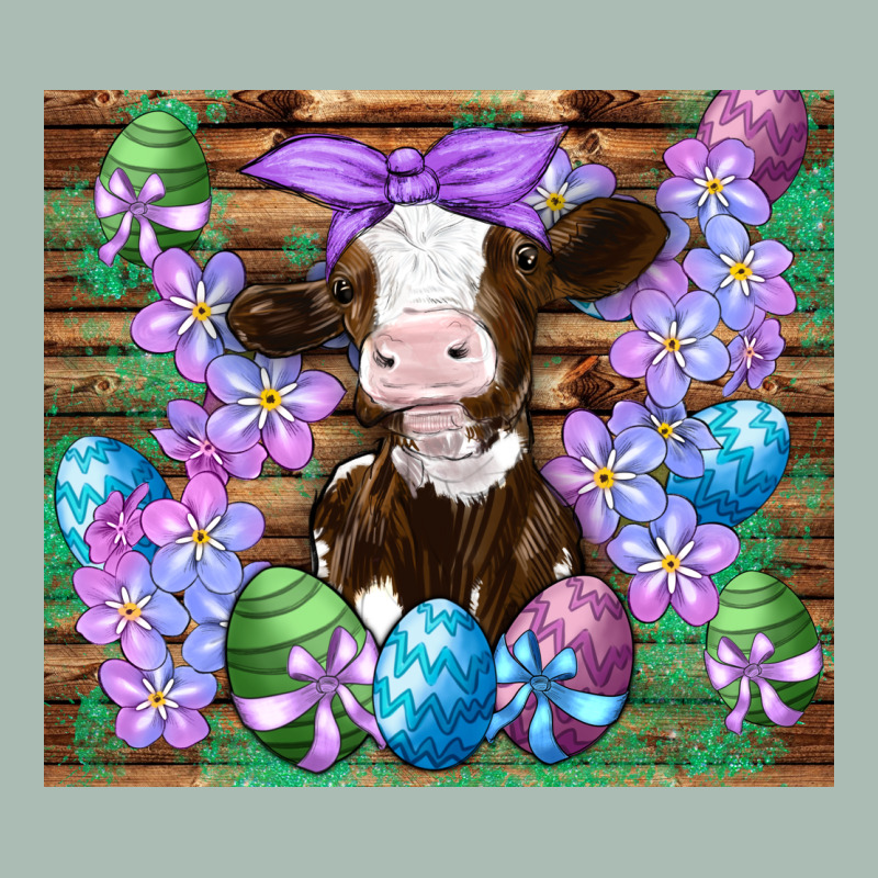 Easter Cow Eggs Flowers Daisys Classic Tee by Artiststas | Teevron