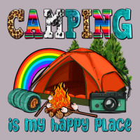 Camping Is My Happy  Place Vintage Tee | Teevron