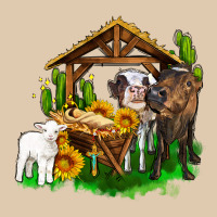 Jesus Holy Night Cows And Sunflowers Heavyweight Sweatshirt | Teevron