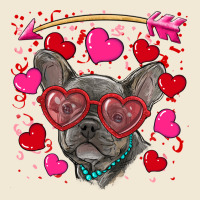 Valentine's Day French Bulldog Puppy Premium Tee | Teevron
