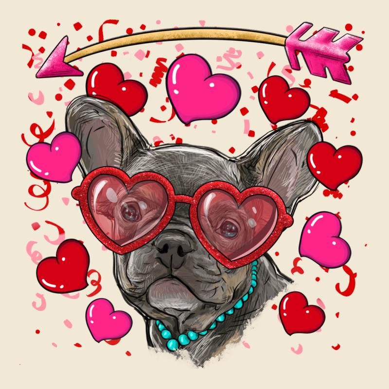 Valentine's Day French Bulldog Puppy Premium Tee by RanaPortraitStore | Teevron