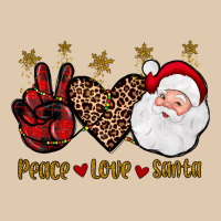 Peace Love Santa Heavyweight Sweatshirt | Teevron