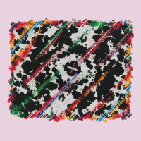 Cowhide And Serape Background Ladies Tee | Teevron