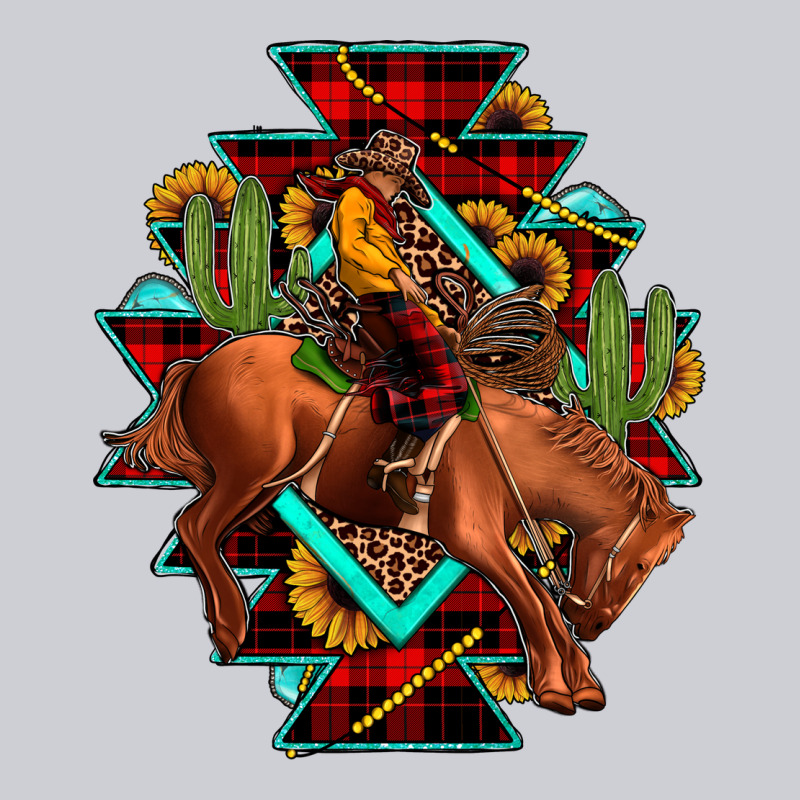 Aztec Rodeo Cowboy Christmas Heavyweight Sweatshirt by JahusDesignShop | Teevron