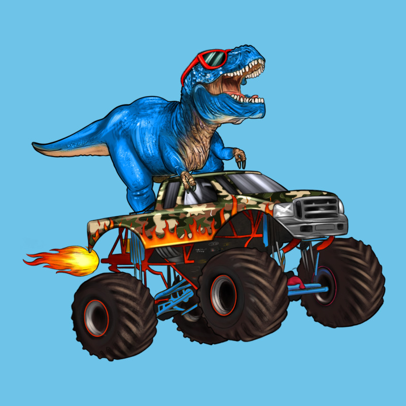 Monster Truck And  T Rex Dinosaur Premium Sweatshirt by Artiststas | Teevron