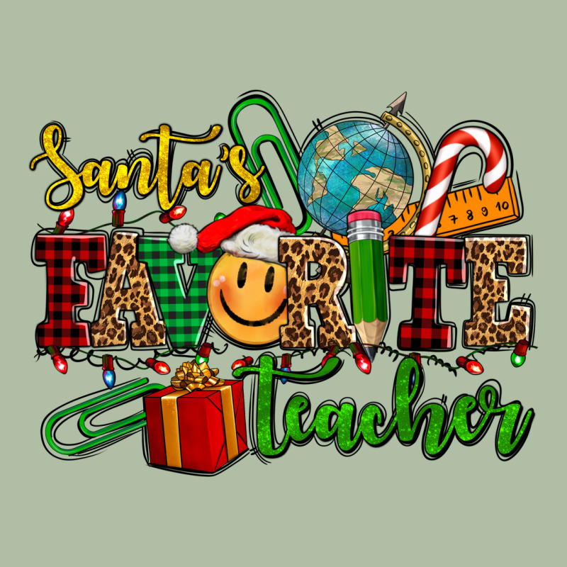 Santa's Favorite Teacher Urban Heavy Tee by AdoDesignShop | Teevron
