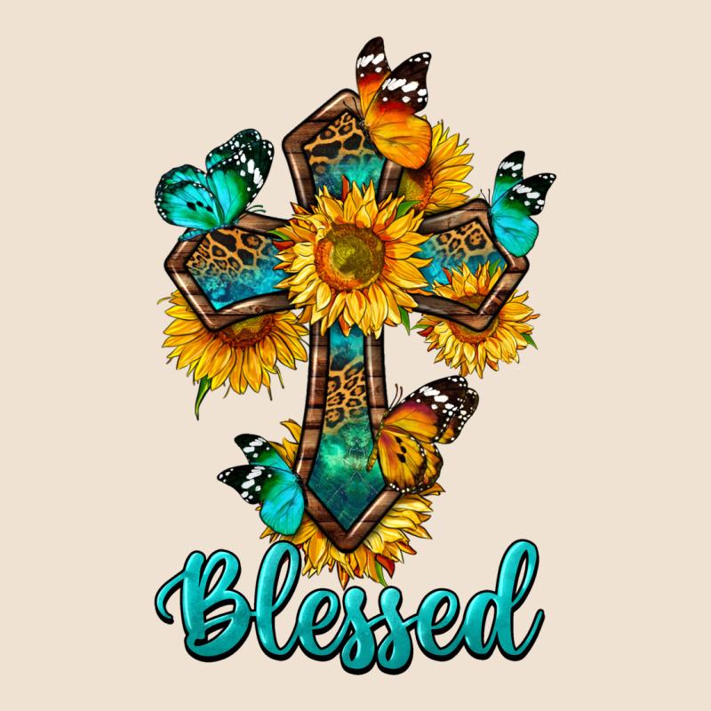 Cross With Butterfly Blessed Urban Heavy Tee by BundleAndBundleShop | Teevron