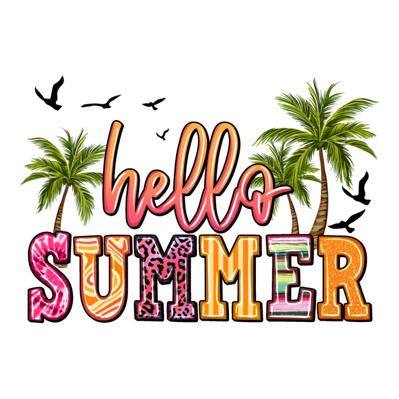 Hello Summer Ladies Tee by JahusDesignShop | Teevron