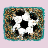 Glitter Soccer Leopard Ladies Tee | Teevron
