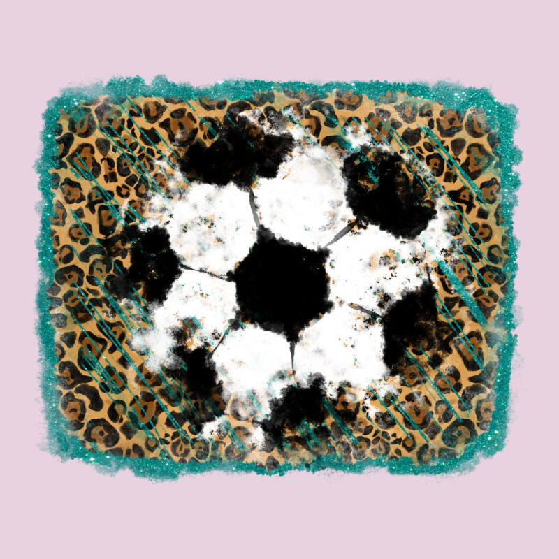 Glitter Soccer Leopard Ladies Tee by RanaPortraitStore | Teevron
