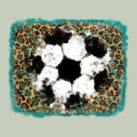 Glitter Soccer Leopard Ladies Tee | Teevron