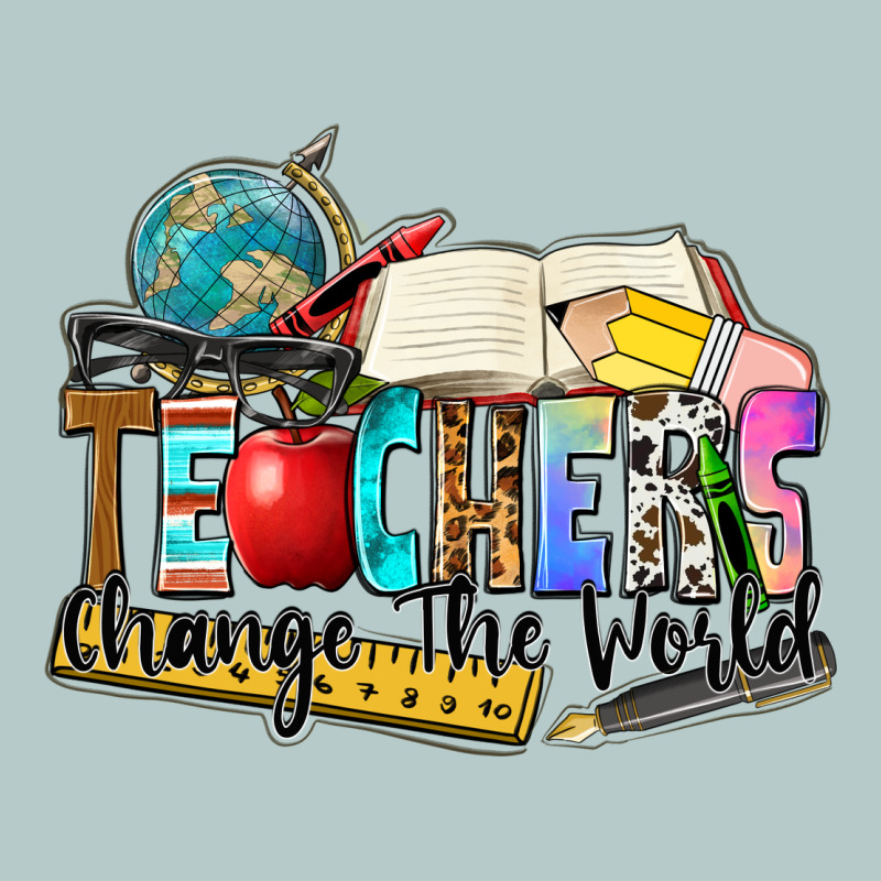 Teachers Change The World Heavy Core Tee by Zillion Design Studio | Teevron