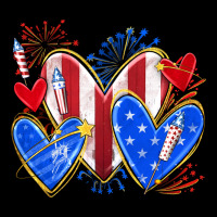 4th Of July Hearts Premium Tee | Teevron