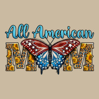 All American Mom American Flag Butterfly Long Sleeve Tee | Teevron