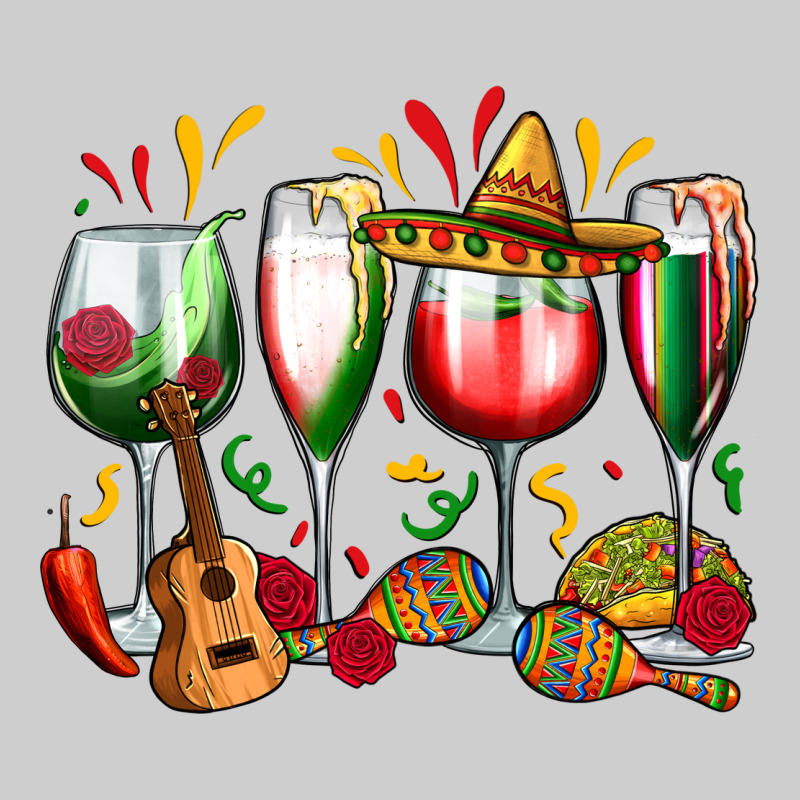 Mexico Wine Glasses Premium Tee by Zillion Design Studio | Teevron