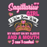 As A Sagittarius Girl I Was Born With My Heart On My Sleeve And  Mouth Long Sleeve Tee | Teevron
