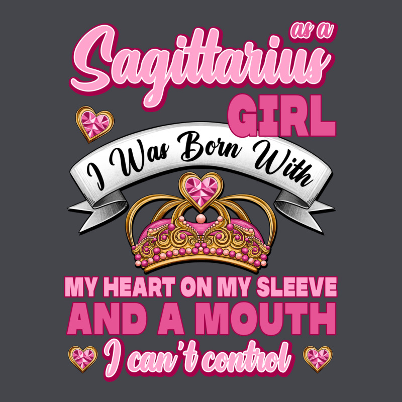 As A Sagittarius Girl I Was Born With My Heart On My Sleeve And  Mouth Long Sleeve Tee by Jasminsmagicworld | Teevron