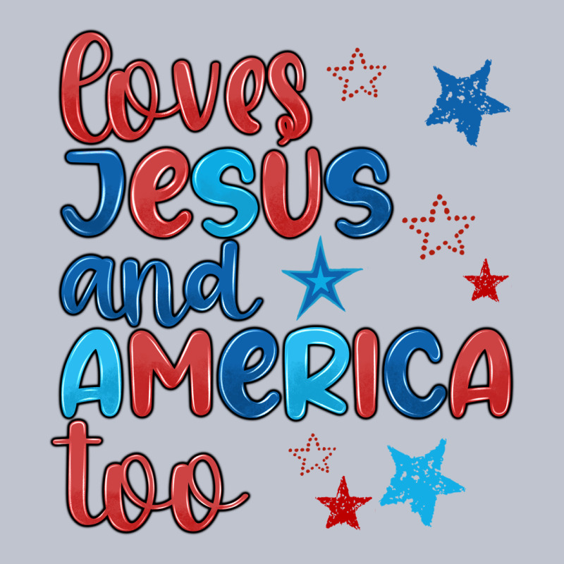 Love Jesus And America Too Premium Hoodie by JahusDesignShop | Teevron