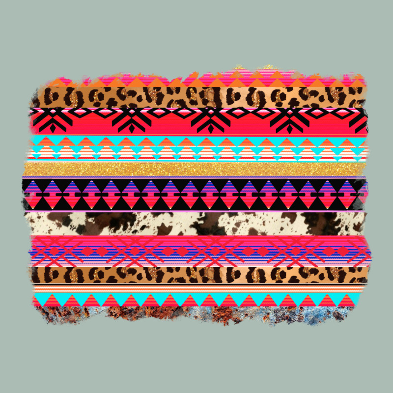 Aztec Western Leopard Cowhide Background Classic Tee by AdoDesignShop | Teevron