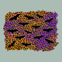 Halloween Leopard Bat Background Classic Tee | Teevron
