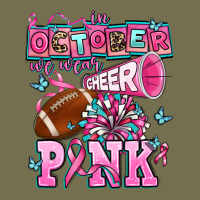 In October We Wear Cheer Pink Football Vintage Hoodie | Teevron