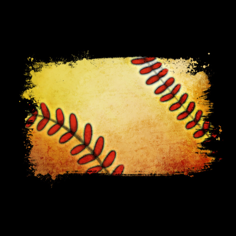 Softball Brushstroke Ladies Tee by RanaPortraitStore | Teevron