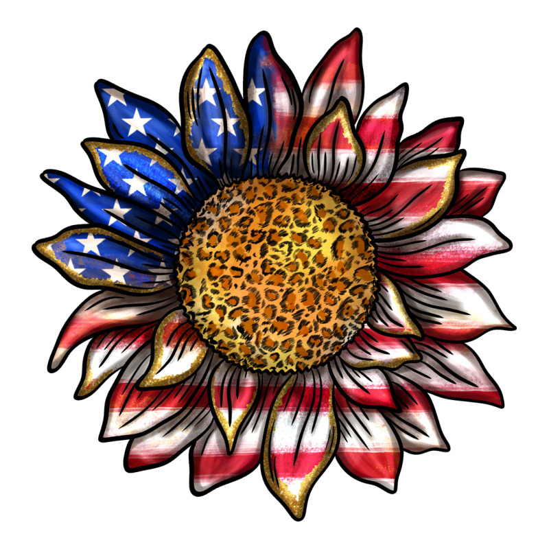 4th Of July Sunflower Premium Tee by texasbilliewilder | Teevron