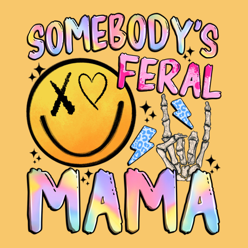 Somebody's Feral Mama Vintage Hoodie by JahusDesignShop | Teevron