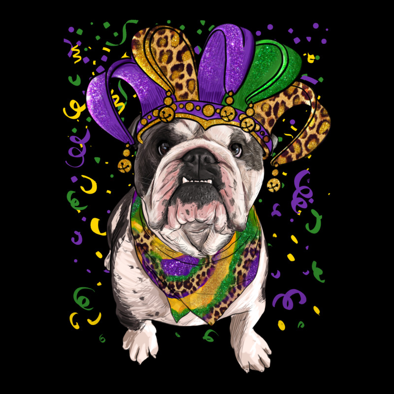 Mardi Gras Hat  English Bulldog Premium Tee by RanaPortraitStore | Teevron