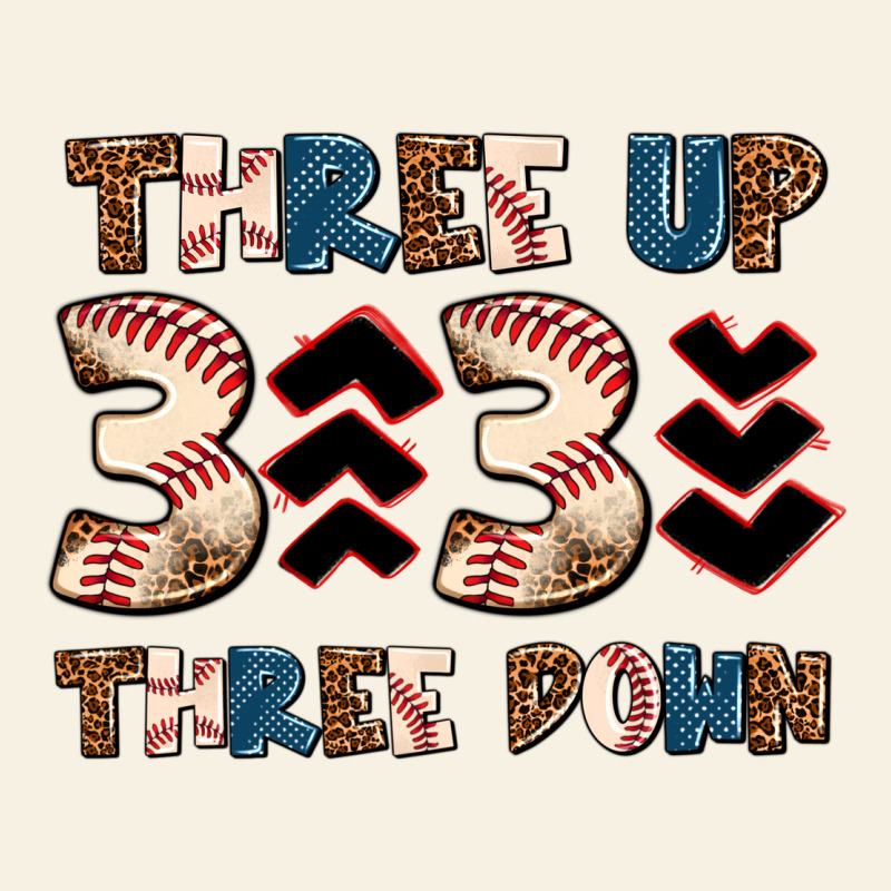 Three Up Three Down Vintage Tee by AdoDesignShop | Teevron