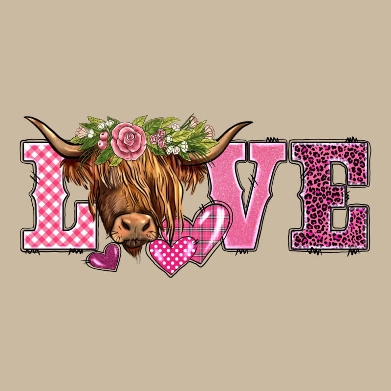 Valentine's Day Love Highland Cow Long Sleeve Tee by BarkalooDesign | Teevron
