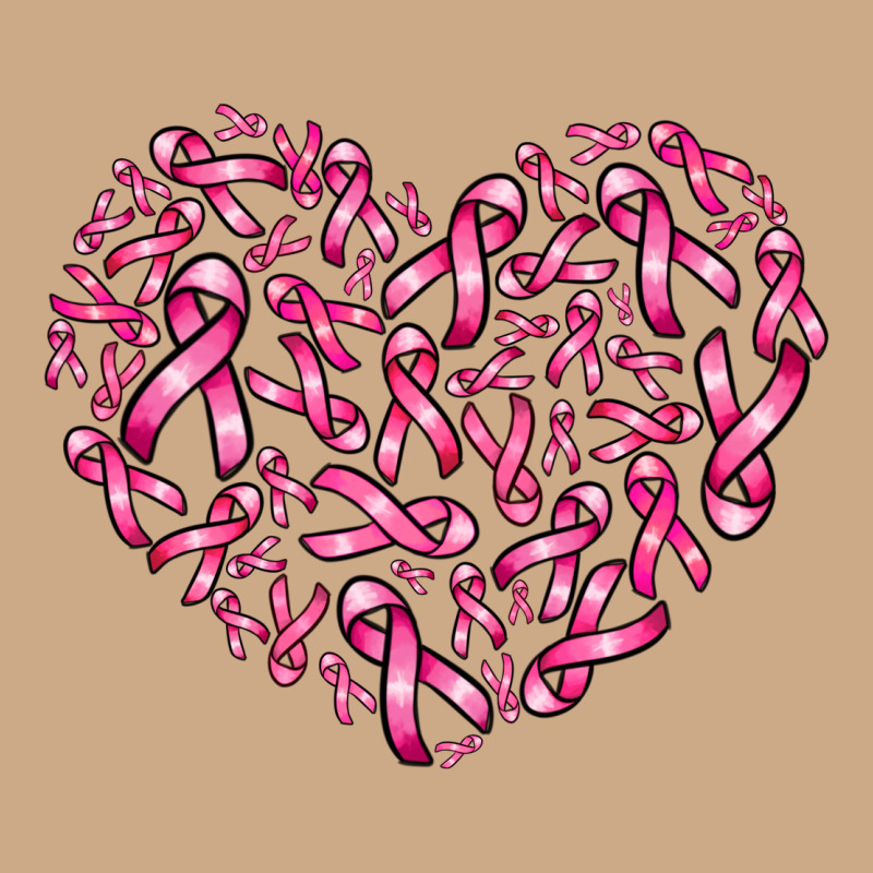 Breast Cancer Ribbon Heart Vintage Hoodie by AdoDesignShop | Teevron