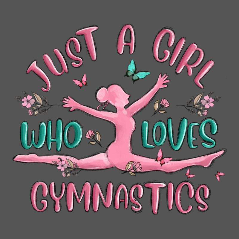 Just A Girl Who Loves Gymnastics Zipper Hoodie by MaliasSmallBusiness | Teevron