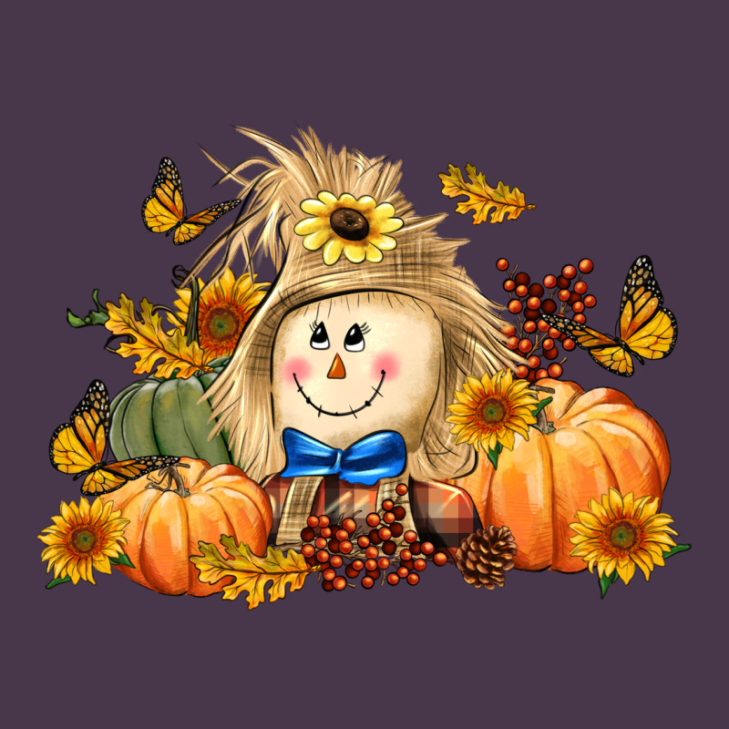 Fall Scarecrow Heavyweight Hoodie by LillyAllenDesigns | Teevron