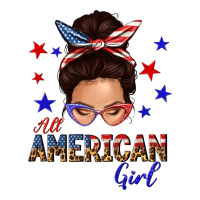 all american girl messy bun | Teevron